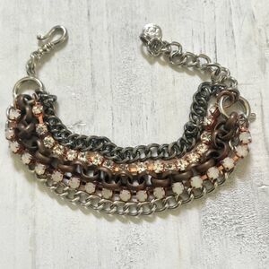 Multi strand chain bracelet